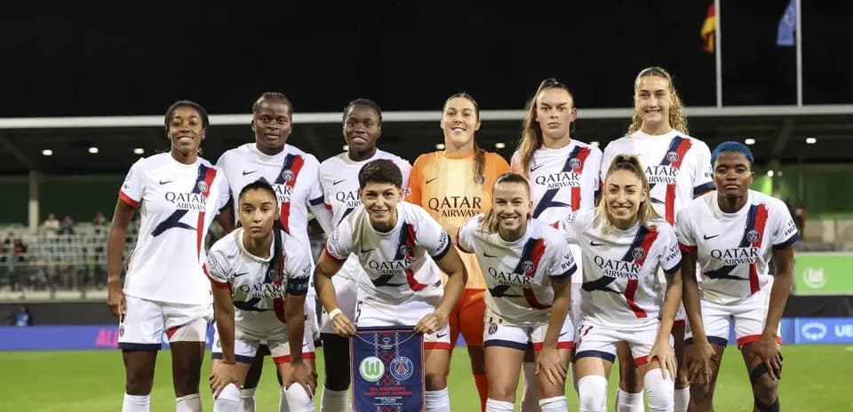 PSG facing off in UEFA Women's Champions League.