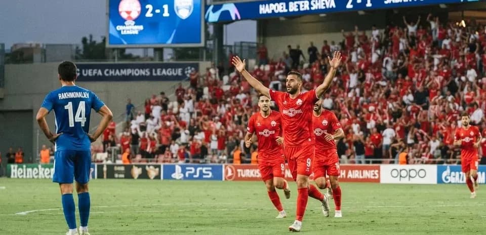 Гол игрока Хапоэль Беэр-Шева в матче