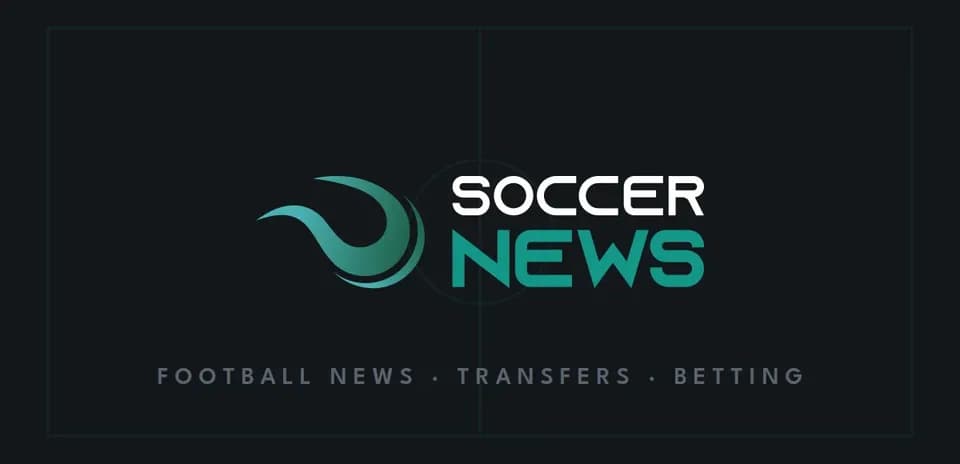 Логотип Soccer News с текстом о новостях футбола