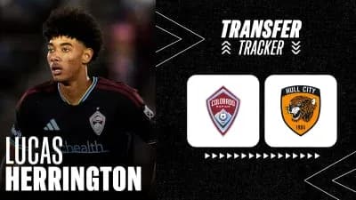 Lucas Herrington during transfer tracker update