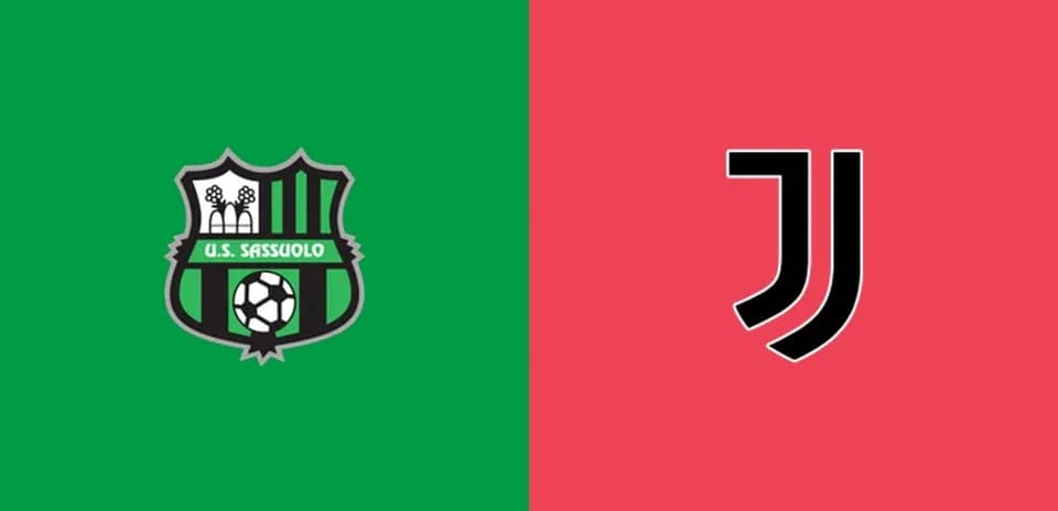 Логотипы команд U.S. Sassuolo и Juventus
