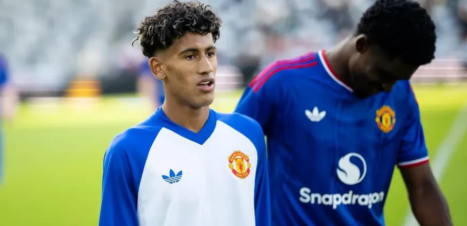 Игроки Manchester United на разминке перед матчем