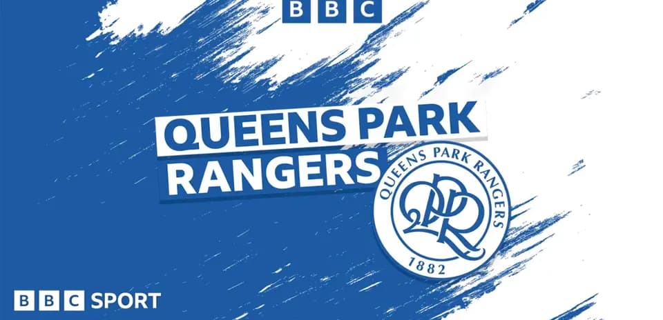 Логотип Queens Park Rangers на синем фоне