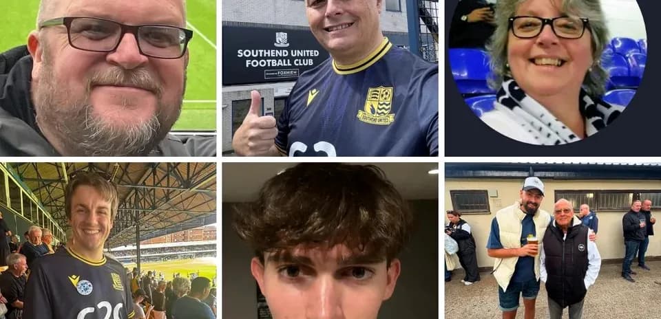 Фанаты Southend United на стадионе и в клубе