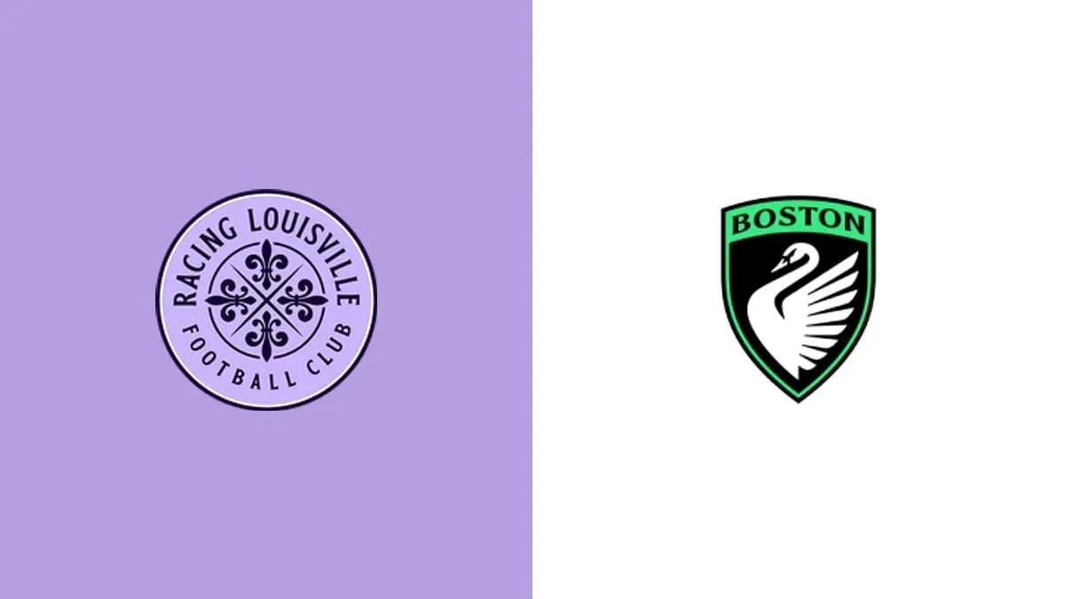 Логотипы Racing Louisville и Boston в футболе