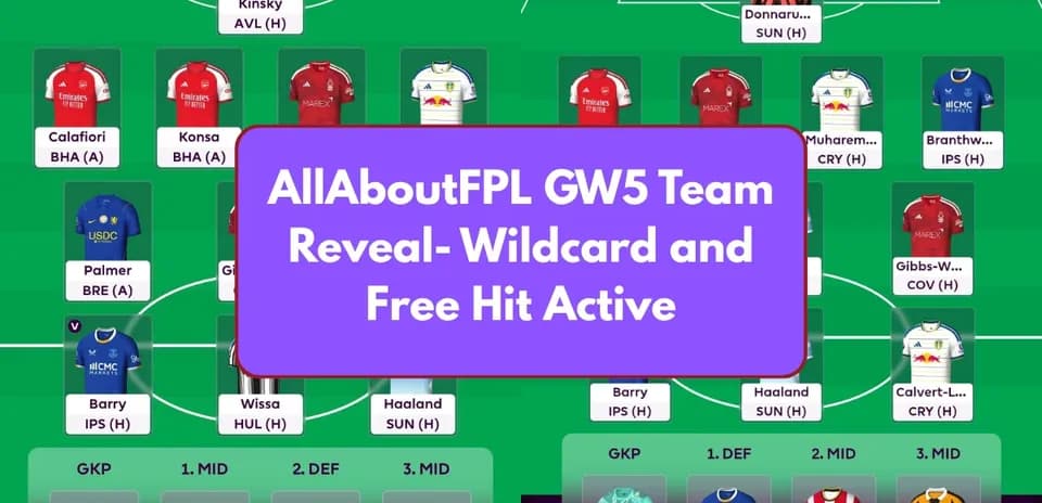 Состав команды FPL на GW5 с активным вайлдкаром