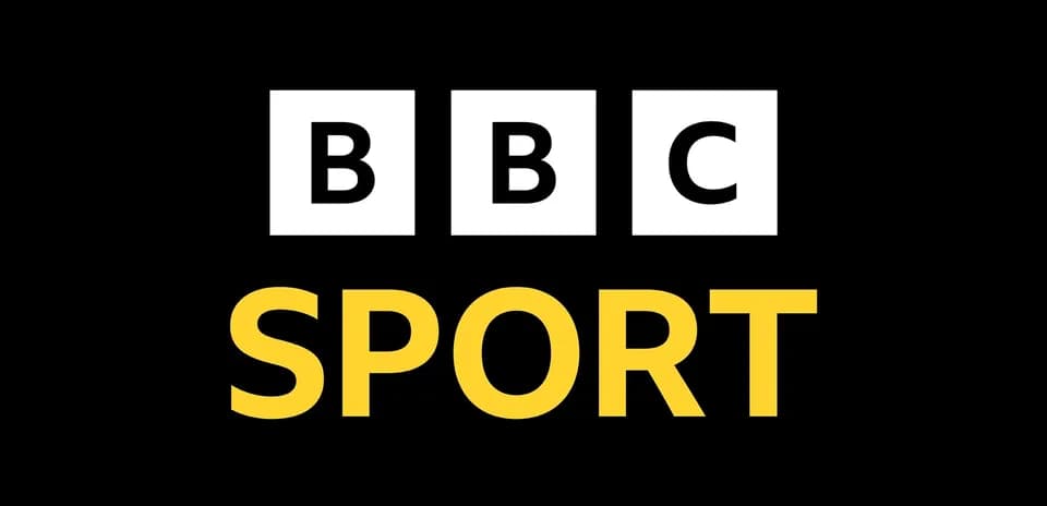 Логотип BBC Sport на черном фоне