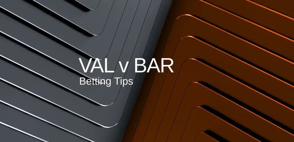 Графика с текстом о ставках на матч VAL против BAR