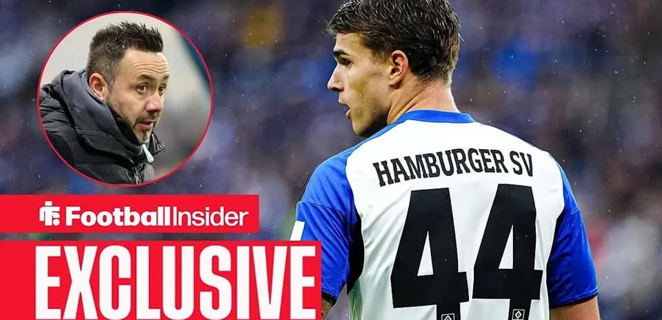 Игрок Hamburger SV с номером 44 на спине
