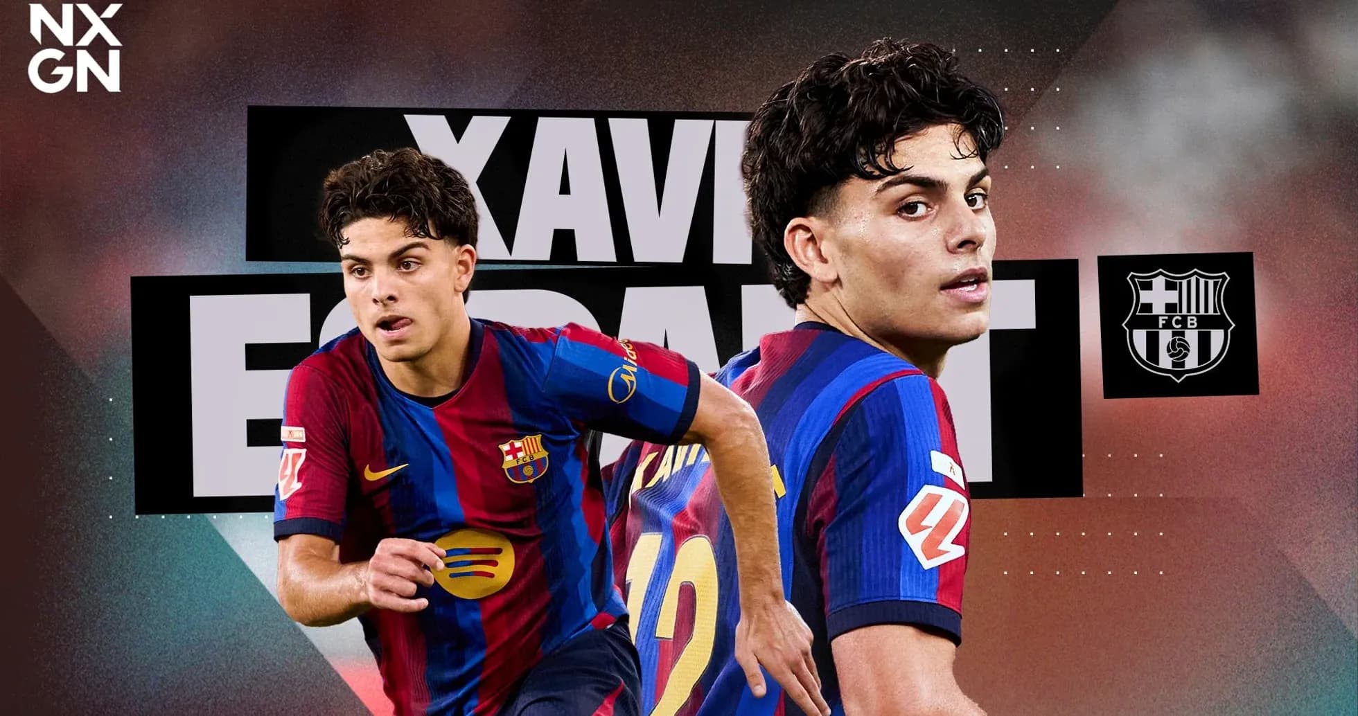 Xavi Эспанья в форме Барселоны на поле Xavi Эспанья в форме Барселоны на поле