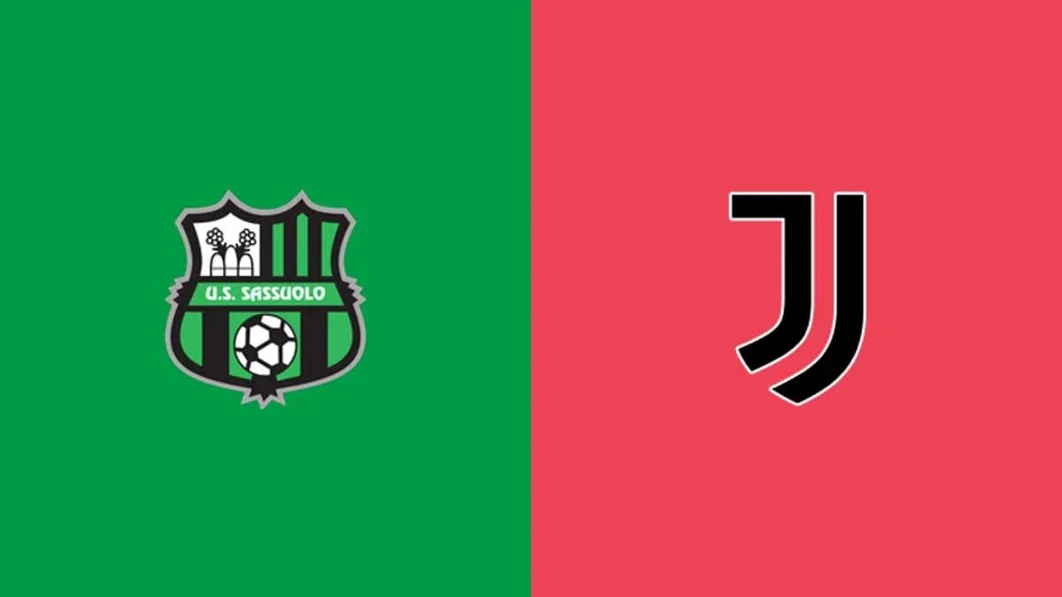 Логотипы команд U.S. Sassuolo и Juventus Логотипы команд U.S. Sassuolo и Juventus