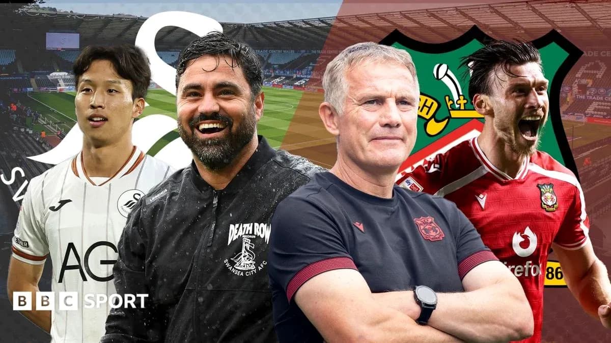 Состав команд перед матчем Swansea и Wrexham Состав команд перед матчем Swansea и Wrexham