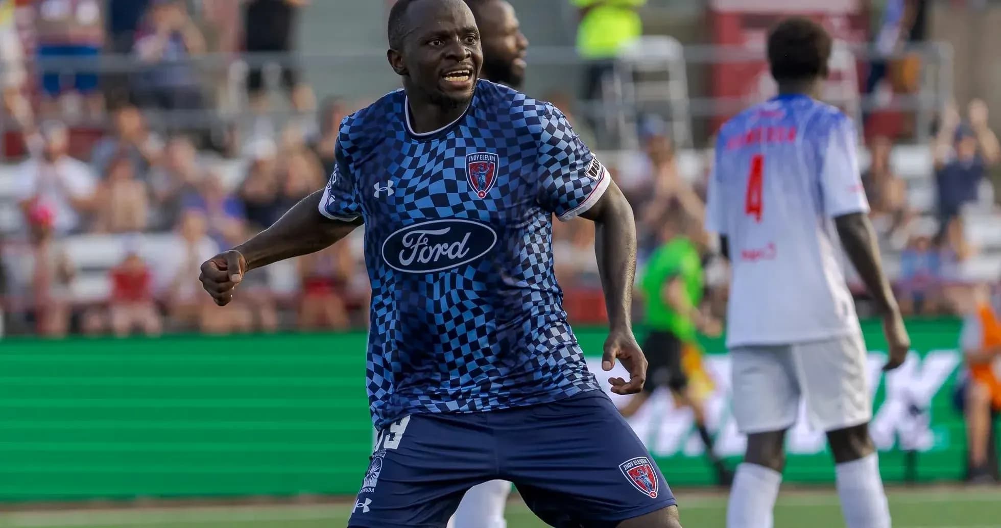 Игрок Indy Eleven радуется после забитого гола Игрок Indy Eleven радуется после забитого гола