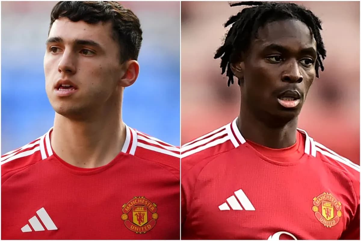 Два игрока Manchester United в тренировочной форме Два игрока Manchester United в тренировочной форме
